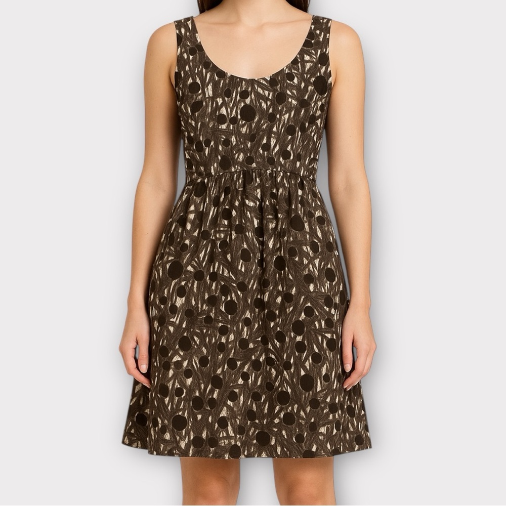 Marni Italy Women’s Dress Size US Small Abstract Floral Designer Quiet Luxury